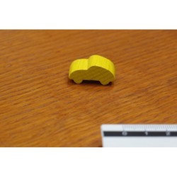 Pedina Automobile Coupé Gialla