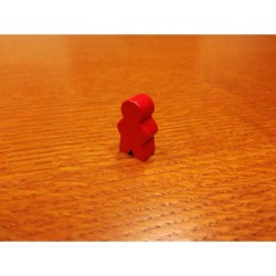 Pedina Omino Junior Rossa 13,5x8x24 mm