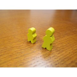 Pedina Omino Junior Gialla 13,5x8x24 mm