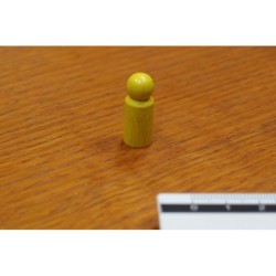 Pedina cilindrica Gialla 10x25mm