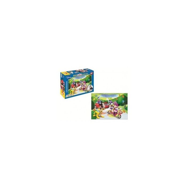 Puzzle 108 pezzi Maxi Double-Face Disney Mickey Mouse Clubhouse Art.37209