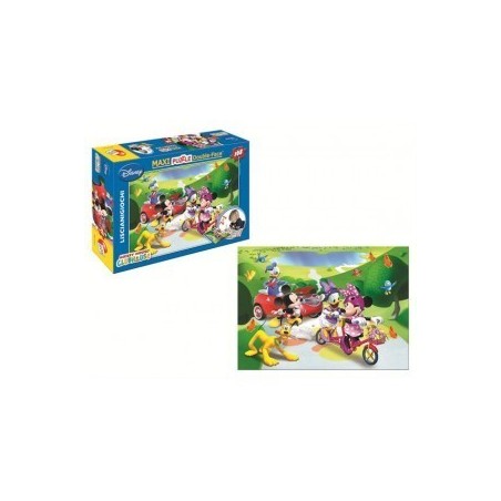 Puzzle 108 pezzi Maxi Double-Face Disney Mickey Mouse Clubhouse Art.37209