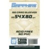 54x80 mm bustine protettive trasparenti Sapphire "SAND" (100 bustine)