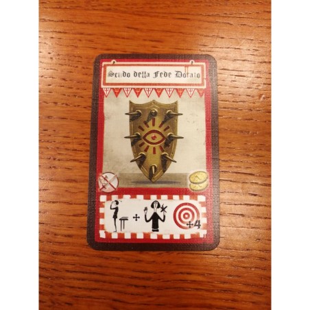 Scudo della Fede Dorato (carta promo Dungeon Fighter)