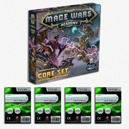 SAFEGAME Mage Wars Academy + bustine protettive