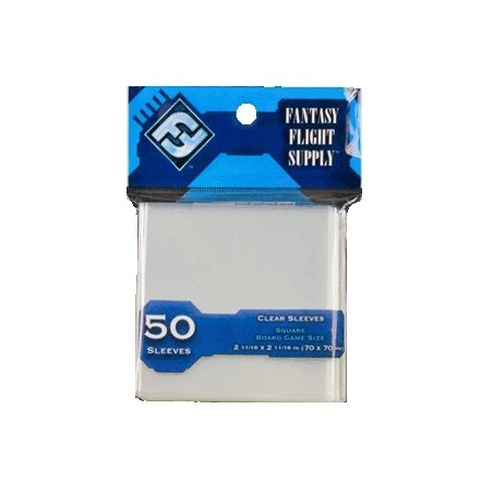 70x70 mm bustine protettive trasparenti FFG (standard European) - 50 bustine (cod. blu FFG) FFGFFS65