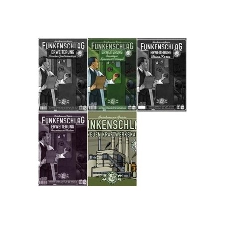 BUNDLE Alta tensione: Mappa Benelux/Europa centrale ITA + Mappa Brasile/Spagna ENG + Mappa Cina/Corea DEU + Mappa Italia/Franci