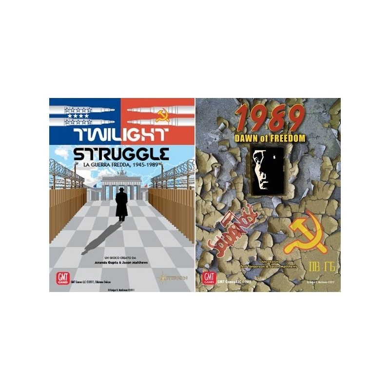 BUNDLE Twilight Struggle Deluxe Edition ITA + 1989: Dawn of Freedom GMT