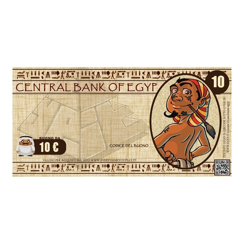 BUONO ACQUISTO EGYP da 10 Euro