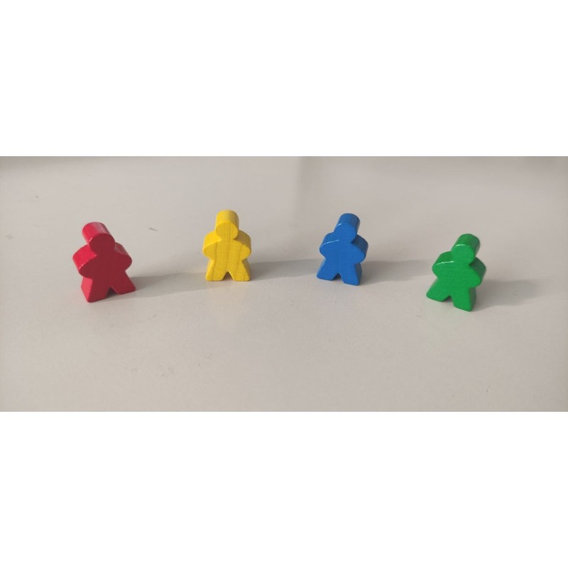 Pedina Omino (set da 40 pezzi in 4 colori)