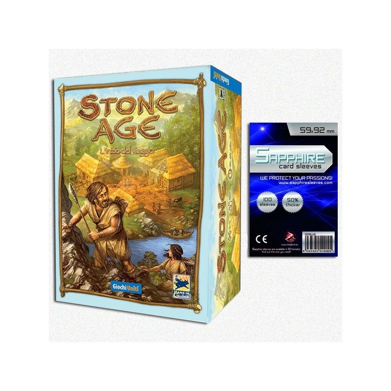SAFEGAME Stone Age ITA (Ed. 2019) + bustine protettive