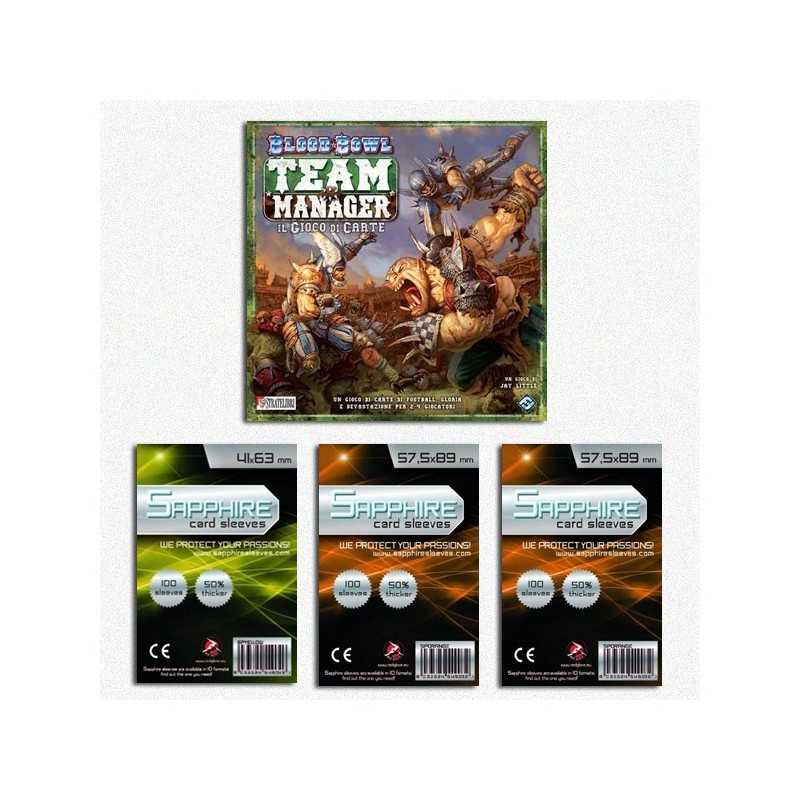 SAFEGAME Blood Bowl Team Manager: Il Gioco di Carte ITA + bustine protettive