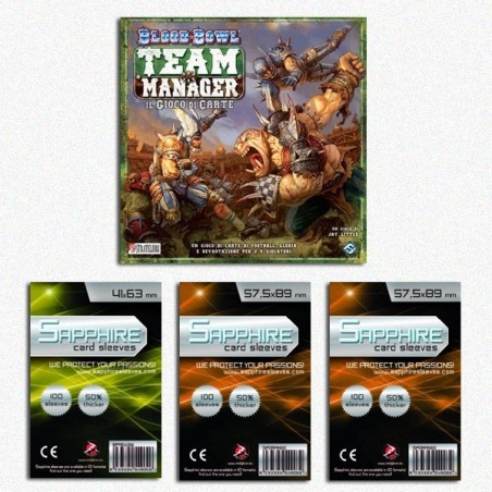SAFEGAME Blood Bowl Team Manager: Il Gioco di Carte ITA + bustine protettive