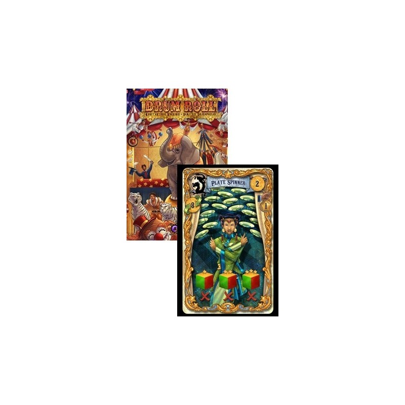 Drum Roll + promo card