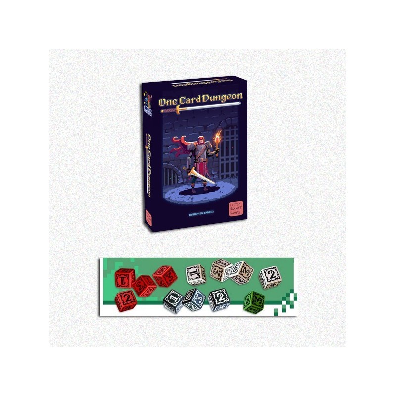 BUNDLE One Card Dungeon + Set di Dadi