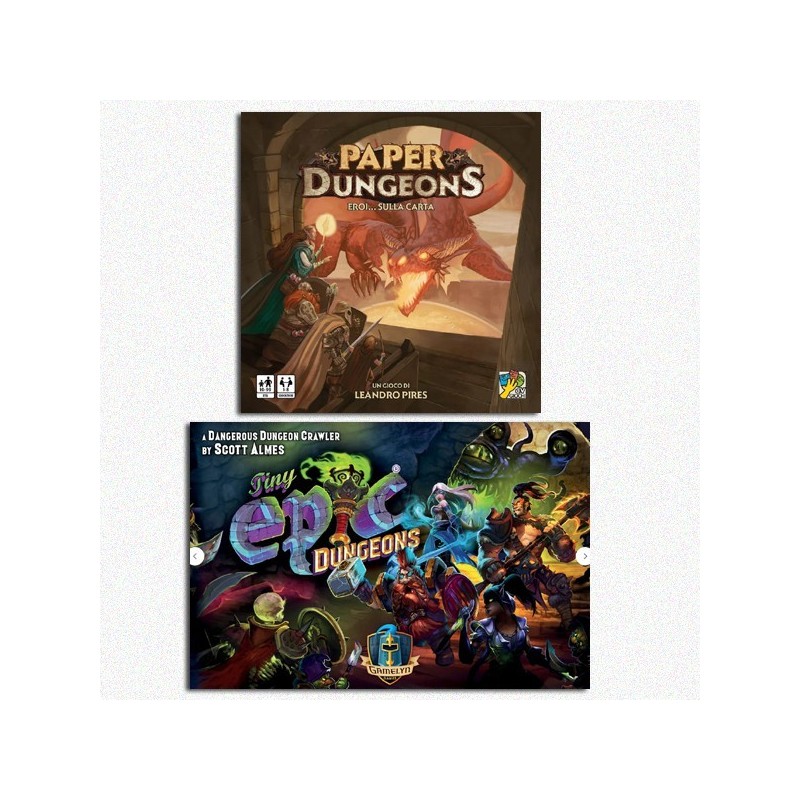 BUNDLE Tiny Epic Dungeons Deluxe Ed. + Paper Dungeon