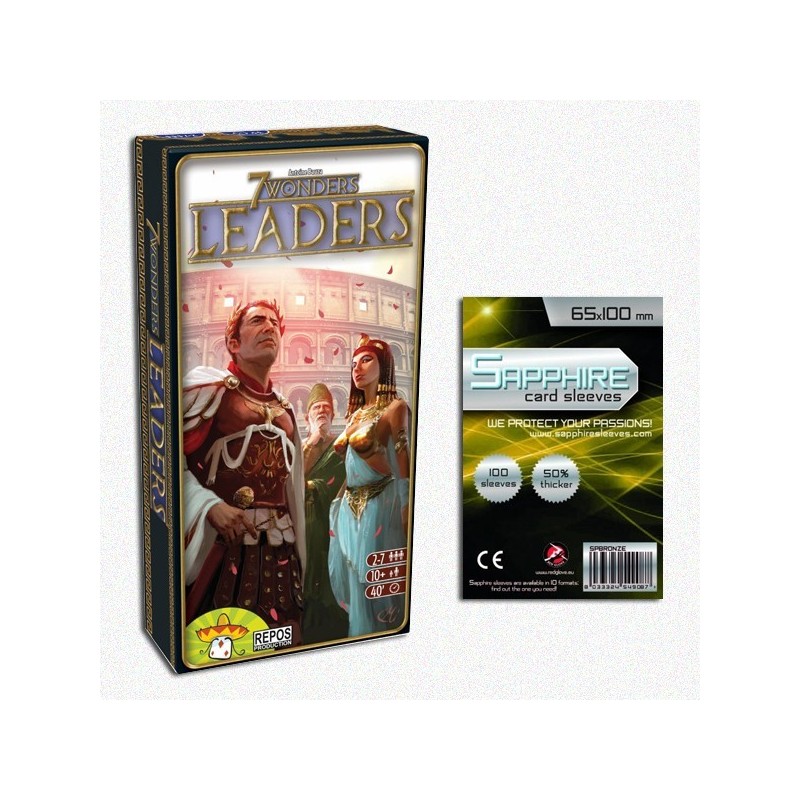 SAFEGAME 7 Wonders: Leaders (New Ed.) ITA + bustine protettive