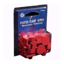 Wooden Gaming Token FFG - Red