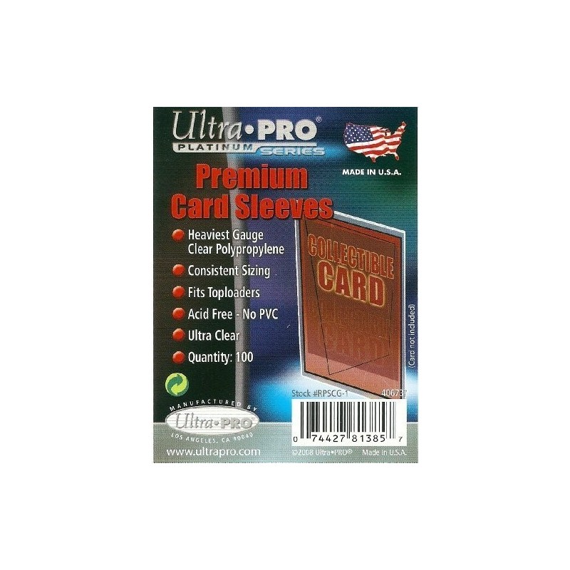 UltraPro - Bustine protettive trasparenti Premium 67x94 (100 bustine) UPR81385