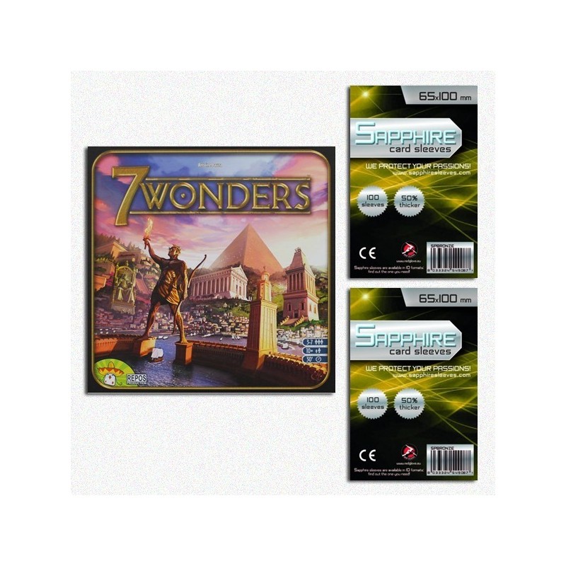 SAFEGAME 7 wonders ITA (New Ed.) + 200 bustine protettive