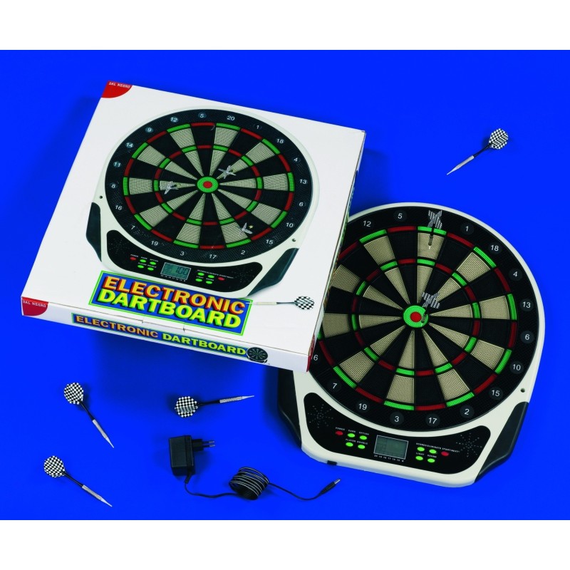 Electronic Dartboard DAL NEGRO con Adattatore cm 33x40