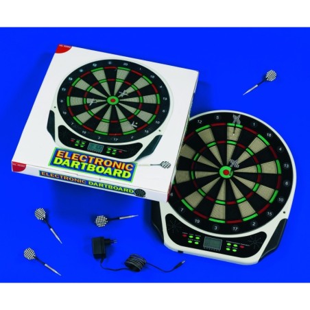 Electronic Dartboard DAL NEGRO con Adattatore cm 33x40
