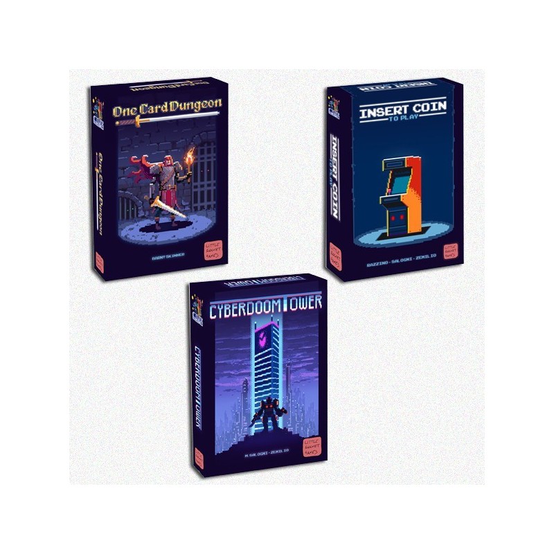BUNDLE Insert Coin to Play + Cyberdoom Tower + One Card Dungeon