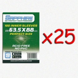 BUNDLE 25 pezzi 63,5x88 mm...