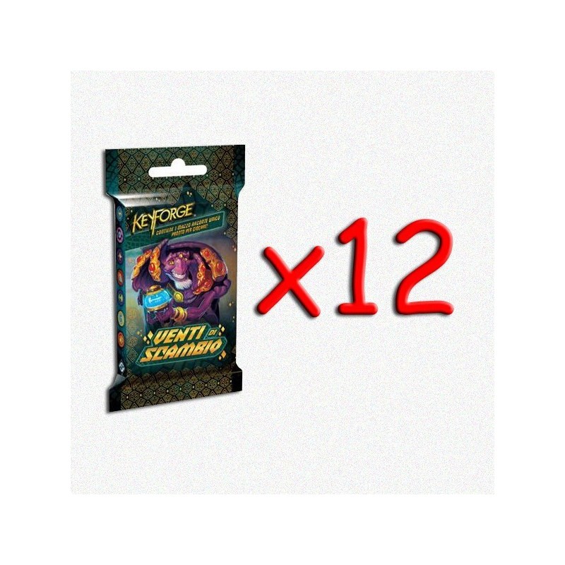 BUNDLE KeyForge: Mazzo Venti di Scambio (12 pezzi)