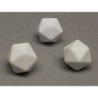 Dado d20 Vuoto (bianco)
