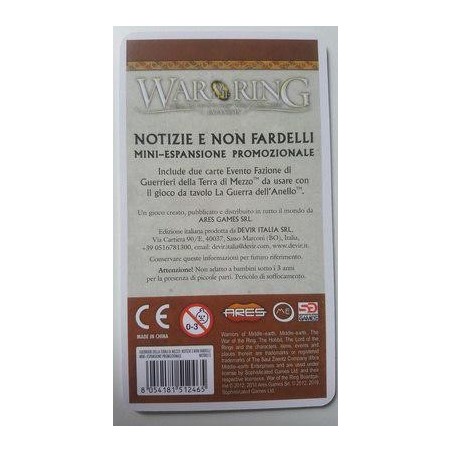 Notizie e non Fardelli: La Guerra dell'Anello (War of the Ring)