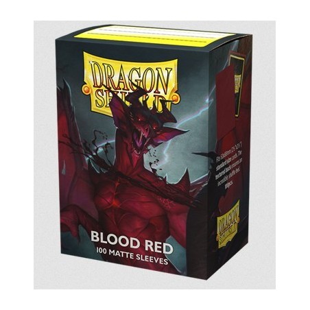 Dragon Shield - Bustine protettive Matte Blood Red Simurag (100 bustine) - 11050
