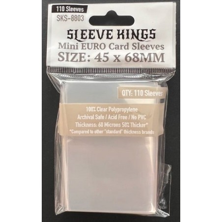 45x68 mm bustine protettive trasparenti Sleeve Kings - 110 bustine (60 microns) SKS8803