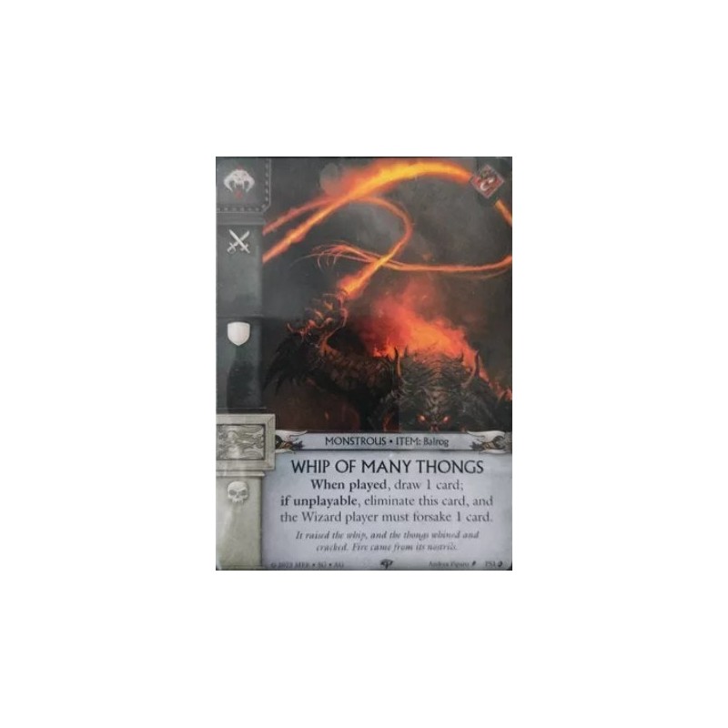 Whip of Many Thongs (Promo) - Against the Shadow - War of the Ring: The Card Game