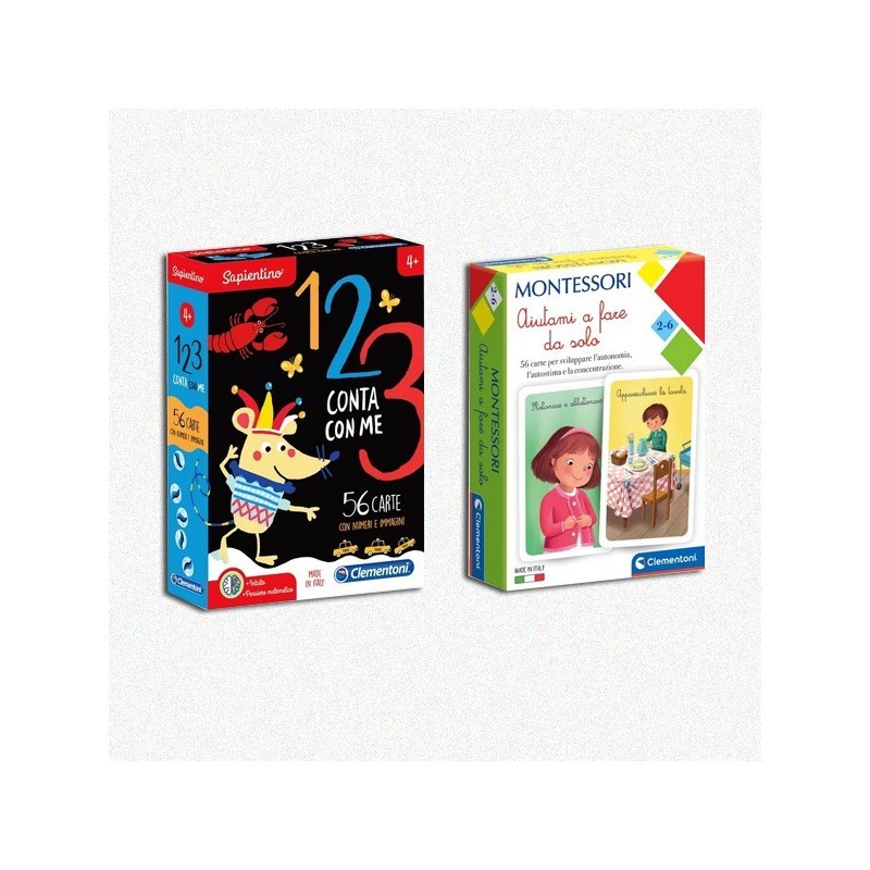 BUNDLE 1-2-3 Conta con Me + Montessori: Aiutami a fare da solo