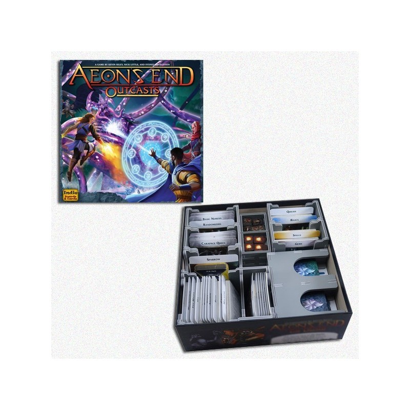 BUNDLE Aeon's End: Outcasts + Organizer Folded Space in EvaCore