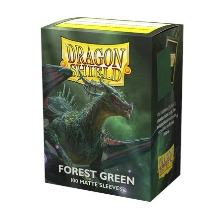Dragon Shield - Bustine protettive Standard  Matte Forest Green (100 bustine) - AT 11056