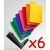 BUNDLE Gamegenic - Divisori multicolore per carte (Card Dividers - 6 pezzi)