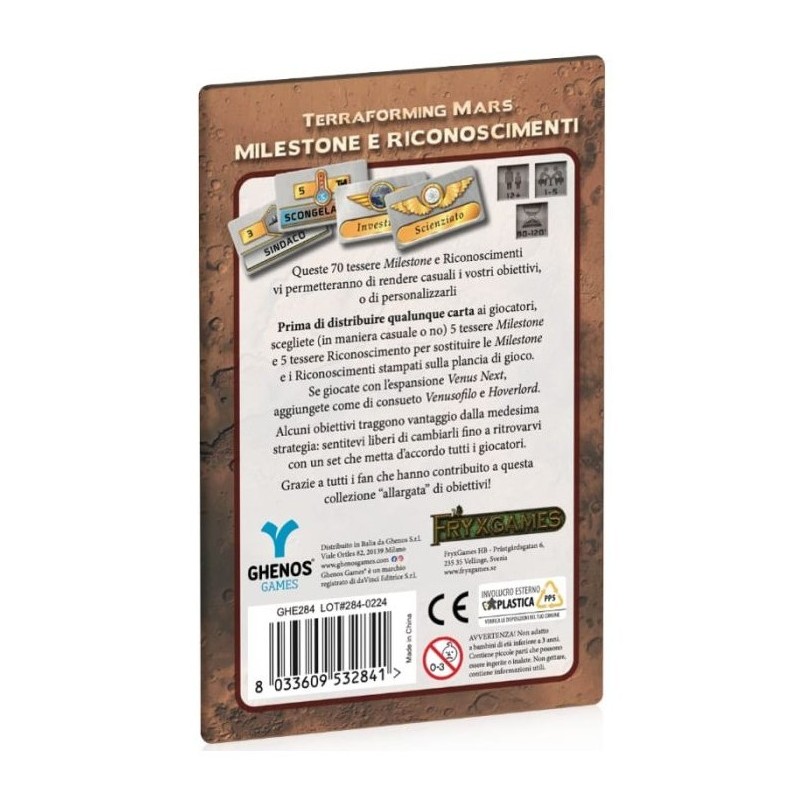 Milestone e Riconoscimenti: Terraforming Mars