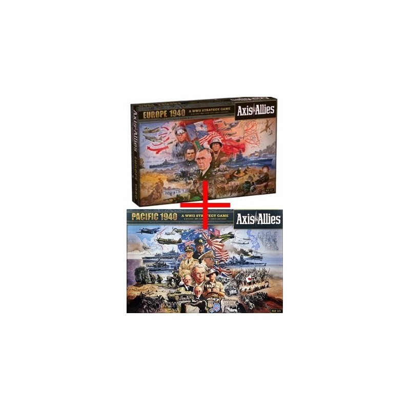 BUNDLE Axis & Allies 1940: Europe 2nd Ed. + Pacific 2nd Ed.