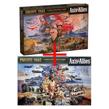 BUNDLE Axis & Allies 1940: Europe 2nd Ed. + Pacific 2nd Ed.
