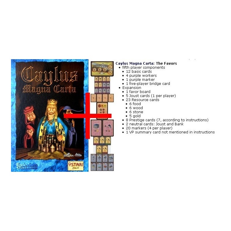 BUNDLE Caylus Magna Carta ENG + Espansione