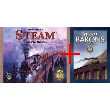 BUNDLE Steam: Rails to Riches ENG + Baron ENG