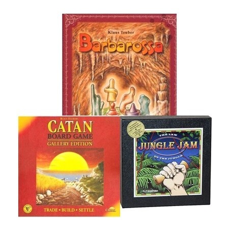 BUNDLE Family I coloni di Catan (gallery edition)  + Barbarossa + Jungle Jam