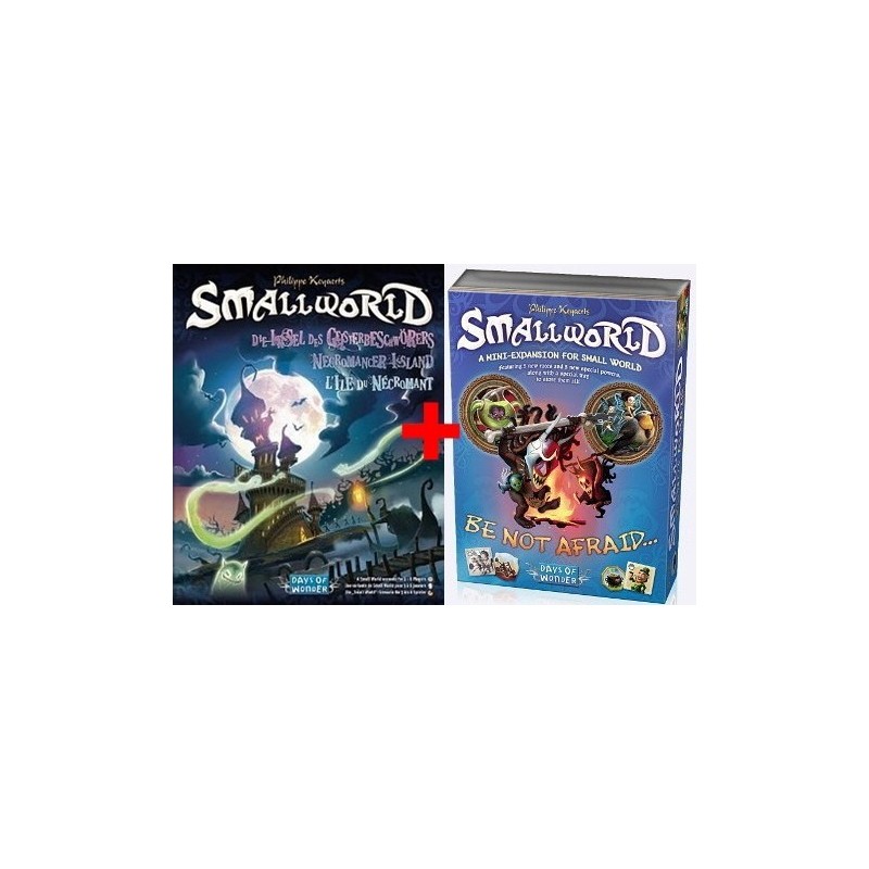 BUNDLE  Be Not Afraid + Necromancer's Island (espansioni per Small World)