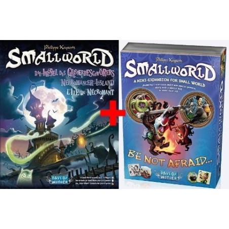 BUNDLE  Be Not Afraid + Necromancer's Island (espansioni per Small World)