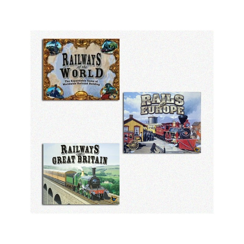 BUNDLE Railways of...  (Railways of the world + Rails of Europe + Railways of Britain)