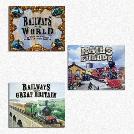 BUNDLE Railways of...  (Railways of the world + Rails of Europe + Railways of Britain)