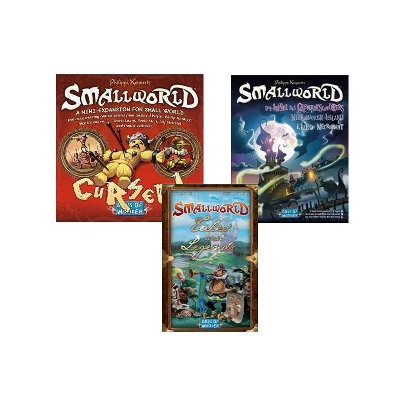 BUNDLE Cursed + Necromancer + Tales & Legends: Small world - espansioni