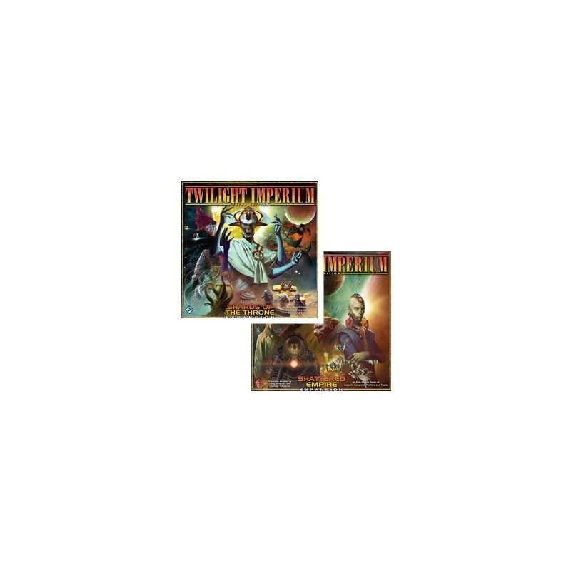 BUNDLE Shattered Empire (exp per Twilight Imperium) + Shards of the throne (Exp. per Twilight Imperium)